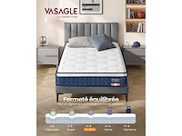 Eenpersoonsmatras 90 x 190 x 20 cm, hybrid pocket spring matras - afbeelding 2 van  7