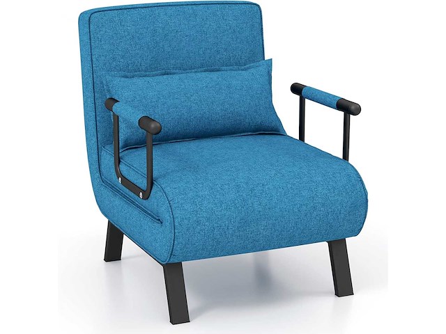 Eenzitter slaapbank, 4-in-1 fauteuil slaapbank - afbeelding 3 van  7