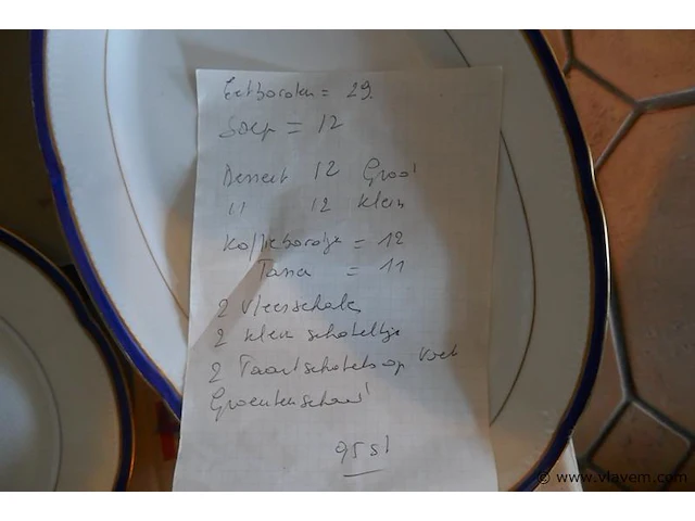 Eet en koffieservies - afbeelding 2 van  2