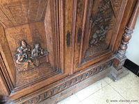 Eetk. 2 buffet kasten + tafel + stoelen - afbeelding 3 van  10