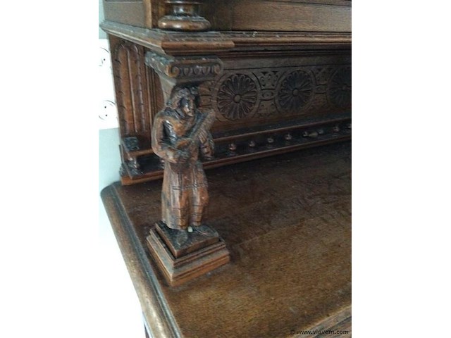 Eetk. 2 buffet kasten + tafel + stoelen - afbeelding 4 van  10