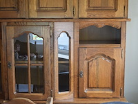 Eetkamer bestaande uit wandkast, tafel en 6 stoelen - afbeelding 3 van  9