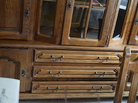 Eetkamer bestaande uit wandkast, tafel en 6 stoelen - afbeelding 4 van  9