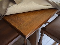 Eetkamer bestaande uit wandkast, tafel en 6 stoelen - afbeelding 8 van  9