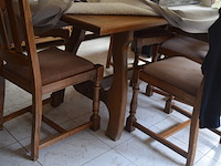 Eetkamer bestaande uit wandkast, tafel en 6 stoelen - afbeelding 9 van  9