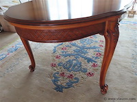 Eetkamer met dressoir, vitrinekast, tafel en 6 stoelen - afbeelding 6 van  27