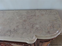 Eetkamer met dressoir, vitrinekast, tafel en 6 stoelen - afbeelding 16 van  27