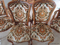 Eetkamer met dressoir, vitrinekast, tafel en 6 stoelen - afbeelding 23 van  27