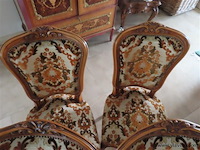 Eetkamer met dressoir, vitrinekast, tafel en 6 stoelen - afbeelding 24 van  27