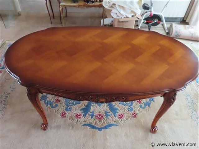 Eetkamer met dressoir, vitrinekast, tafel en 6 stoelen - afbeelding 26 van  27