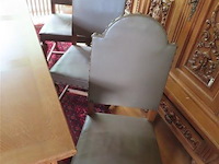 Eetkamer, twee kasten, tafel en 6 stoelen - afbeelding 12 van  15