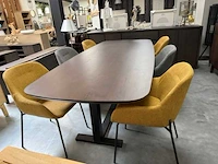 Eetkamerset eik + 6 stoelen - afbeelding 2 van  7