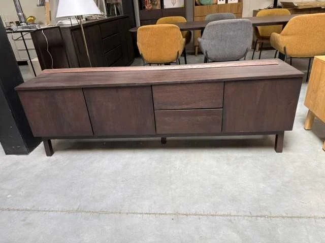 Eetkamerset eik + 6 stoelen - afbeelding 4 van  7