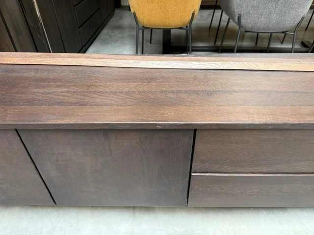Eetkamerset eik + 6 stoelen - afbeelding 5 van  7