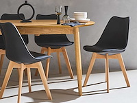 Eetkamerstoel - kuipstoel - set van 6 - afbeelding 1 van  8