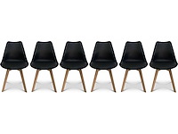 Eetkamerstoel - kuipstoel - set van 6 - afbeelding 5 van  8