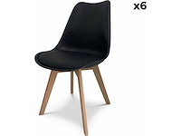 Eetkamerstoel - kuipstoel - set van 6 - afbeelding 8 van  8