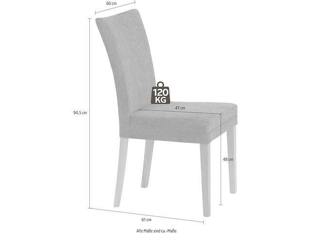 Eetkamerstoel - set van 2 - afbeelding 8 van  9