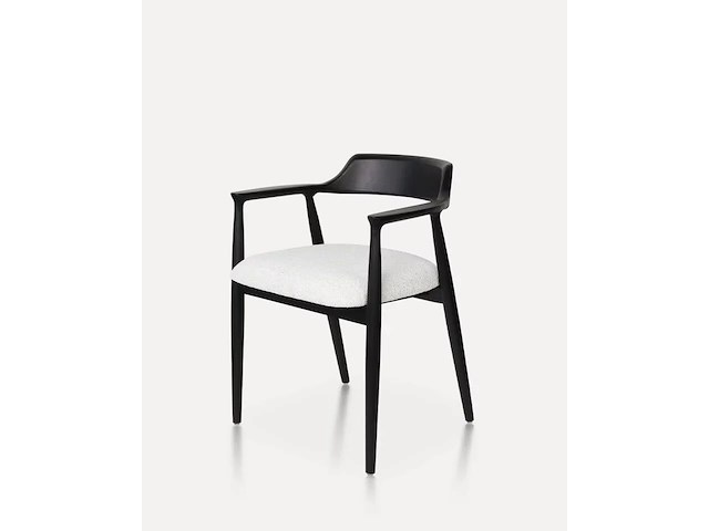 Eetkamerstoel ash wood/black - afbeelding 1 van  1