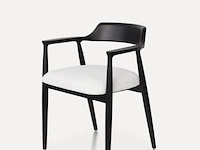 Eetkamerstoel ash wood/black - afbeelding 1 van  1