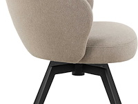 Eetkamerstoel darlene - draaibaar - beige - afbeelding 4 van  7