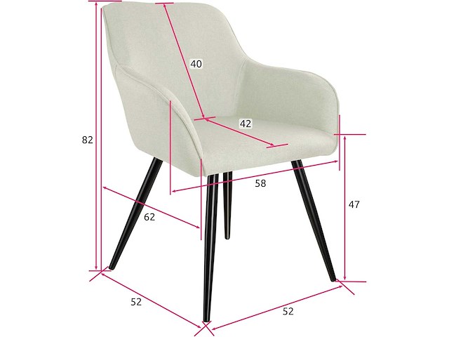 Eetkamerstoel (mix x10) - afbeelding 11 van  18