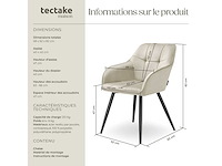 Eetkamerstoel (mix x10) - afbeelding 6 van  18