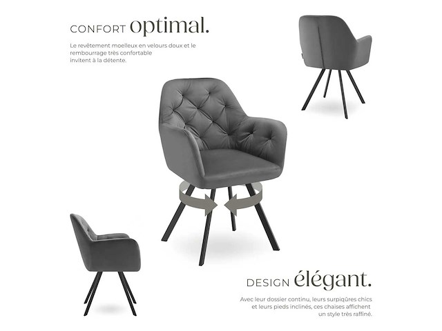 Eetkamerstoel (mix x6) - afbeelding 4 van  12