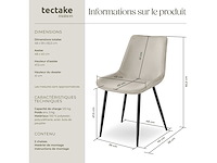 Eetkamerstoel (mix x6) - afbeelding 9 van  12