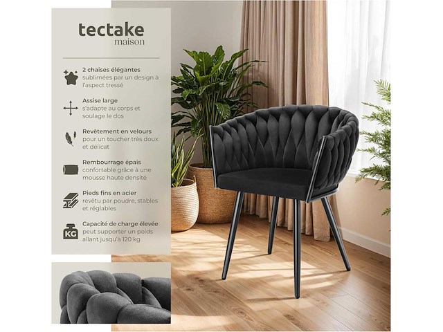 Eetkamerstoel (mix x6) - afbeelding 5 van  14