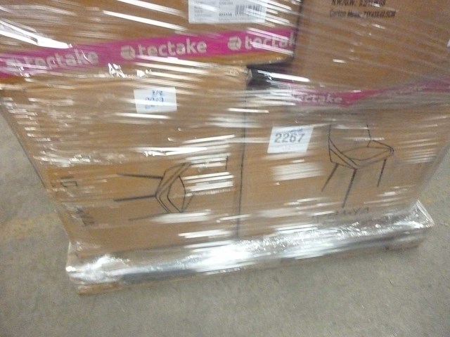 Eetkamerstoelen - taupe metalen poten (x8) - afbeelding 6 van  6