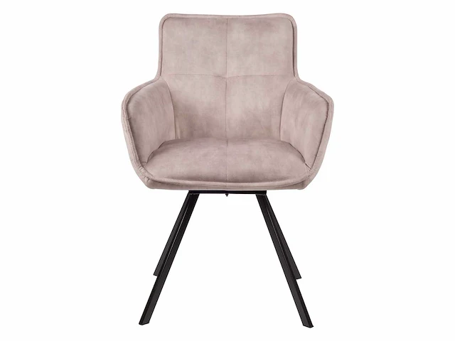 Eetkamerstoelen off white velvet (5x) - afbeelding 2 van  8