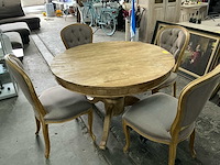 Eetkamertafel + 4 stoelen - afbeelding 1 van  3