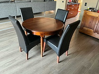 Eetkamertafel + 6 stoelen. - afbeelding 1 van  8