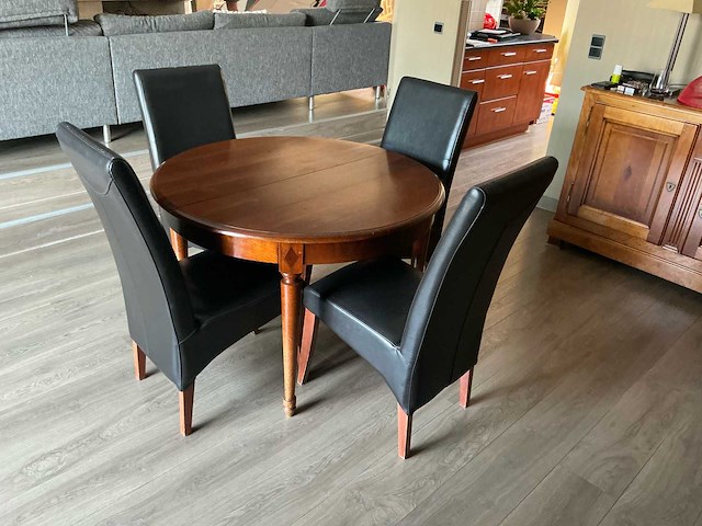 Eetkamertafel + 6 stoelen. - afbeelding 2 van  8