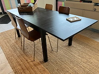 Eetkamertafel en bijzetstoelen (2x) - afbeelding 1 van  12