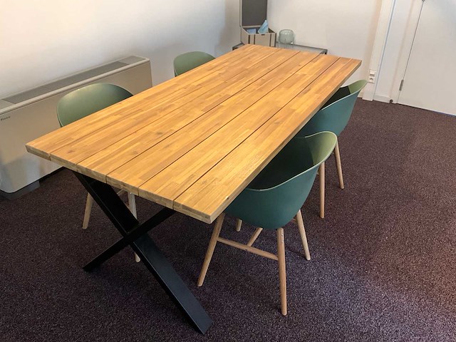 Eetkamertafel en stoelen - afbeelding 1 van  8