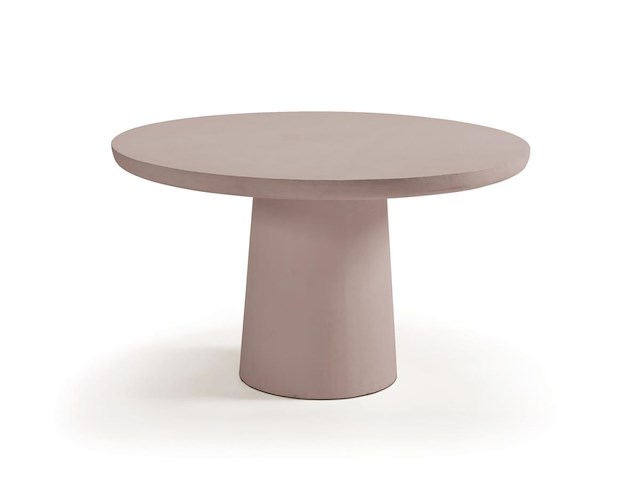 Eetkamertafel ibiza in zandkleurige kalkmortel - afbeelding 1 van  1