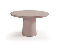 Eetkamertafel ibiza in zandkleurige kalkmortel - afbeelding 1 van  1