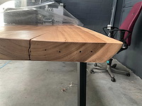 Eetkamertafel massief hout - afbeelding 4 van  6