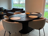Eetkamertafel met 4 stoelen - afbeelding 2 van  4