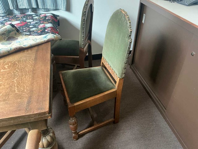 Eetkamertafel met 6 stoelen - afbeelding 3 van  6