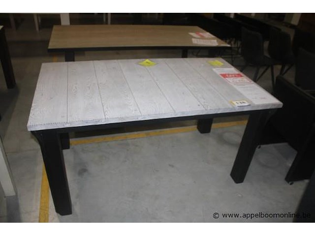 Eetkamertafel met brest-poot 160x90cm - brest - afbeelding 1 van  1