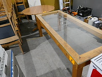 Eetkamertafel + ronde tafel