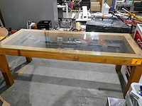 Eetkamertafel + ronde tafel - afbeelding 2 van  5