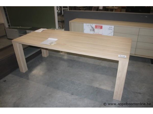 Eetkamertafel td23 225x100cm - tafelblad 28mm - afbeelding 1 van  1
