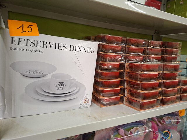Eetservies 20 delig en lot : - afbeelding 1 van  4