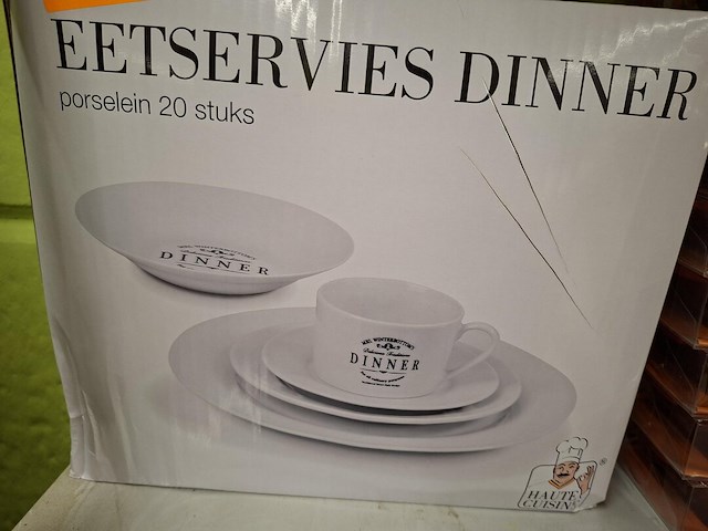Eetservies 20 delig en lot : - afbeelding 2 van  4