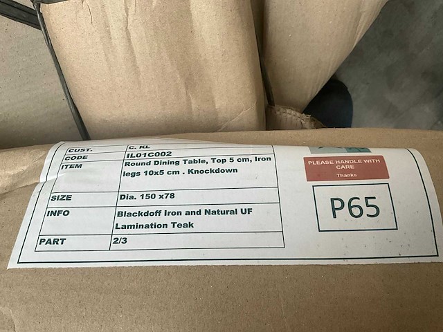 Eettafel - rond - afbeelding 7 van  8