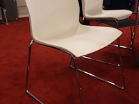 Eettafel + 6 x kunststof stoel kastel - afbeelding 3 van  6